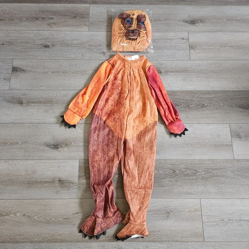 Toddler Boys Girl World of Eric Carle BROWN BEAR Halloween Costume Size 4T New